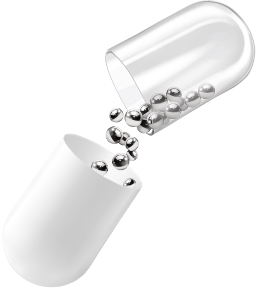 Advancing Medicine 3D Glass Split Capsule